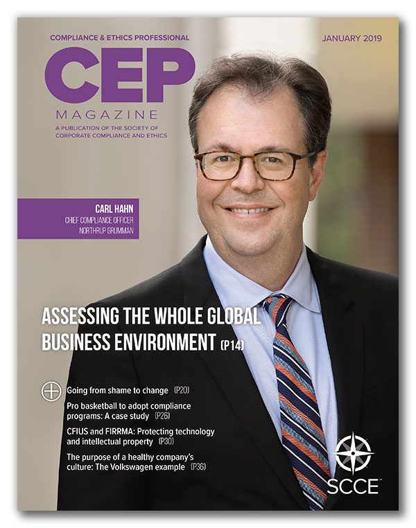 CEP January 2019 Cover