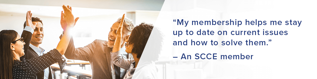 Learn Connect and Grow with SCCE | Become a member today | Learn more