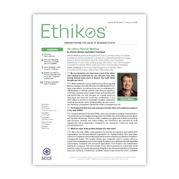 January 2026 Member-Exclusive Ethikos Newsletter is now available! | Read it now 