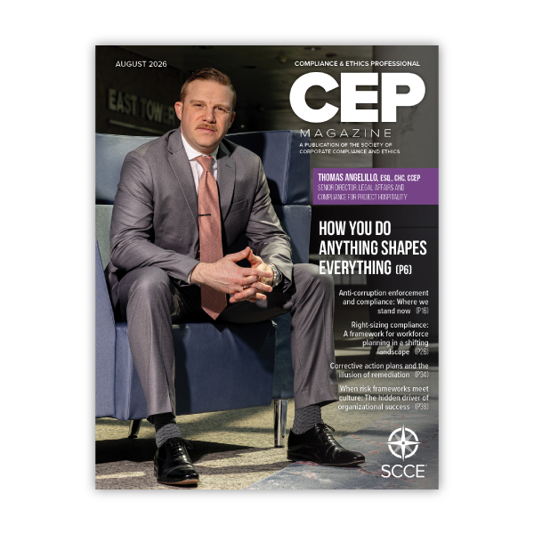 Read the August issue of CEP Magazine now