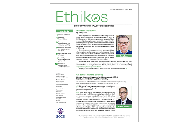 Ethikos Your all-new go-to resource on workplace ethics